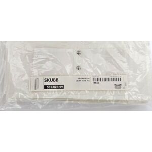 Ikea Skubb White Hanging Shoe Storage 10 Compartments 16635 New 501.025.29